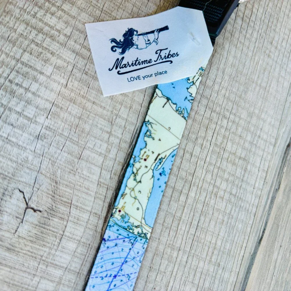 NEW with TAGS Designer Dog Leash with Map of Cape Cod